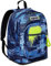 Seven Rucksack NEW FIT WET COLOR BOY Backpack für Schule & Freizeit, Geräumige Schultasche für Teenager, Mädchen und Jungen, mit Trinkflaschenfach, blau, italienisches Design