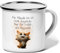 MeLifestyle Kaffeetasse Tasse Becher Motiv Für Pillepalle bin ich nicht zuständig. Nur für Trallala und Hoppsasa | Emaille 240ml | Geschenk, Freund, Freundin, Kollege, Kollegin, Bürotasse