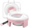 HuBorns - Faltbarer Toilettensitz Kinder - Mobile Toilette für Unterwegs Auto Leicht zu Verstauen - Potty Training Toilet mit 10 Einwegbeuteln Inklusive - Portable Potty für das Töpfchen Training