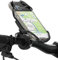 Ringke Quick & Go Grip Detachable Bike Phone Holder [One Touch Quick Release] 360° Rotatable Anti-Fall Motorcycle Handlebar Mount for Universal Motorbikes, 5 to 7 Smartphones - Black