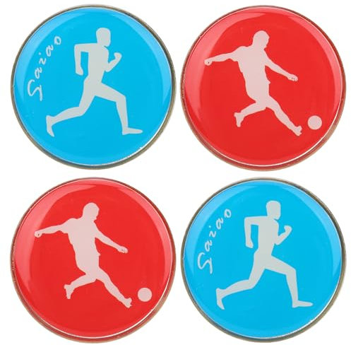 COSMICROWAVE Sportartikel-Set aus Metall Für Schiedsrichter Und Spieler – Elegantes Hochglanz-Finish, Langlebiges Design Für Fußball- Und Volleyball-Enthusiasten