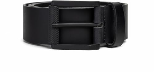 Replay Herren Gürtel Eckige Dornschließe, Black 0098 (Schwarz), 105 cm