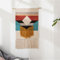 FMIYJUN Makramee gewebter Wandteppich zum Aufhängen, Wandkunst, Dekoration, 50 x 85 cm, Boho-Stil, Bohemian-Druck, Wandteppiche für Wohnung, Wohnheim, Schlafzimmer, Dekor