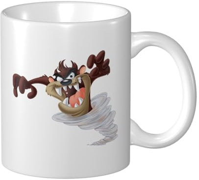 GYDJYWFRN Taz Animal Tazmanian Devil Keramik-Kaffee-/Teetasse mit Henkel, süße Kaffeetassen für Männer, Frauen, Kinder, Erwachsene