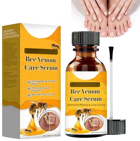 Bee Venom Nail Care Serum,Bee V-enom Nail Serum,Bee V-enom Nail Treatment Serum,Nail Repair,Bee V-enom Nail Soothing Serum,Nail Repair and Strengthening Serum,Nail Care Serum for Hands & Feet