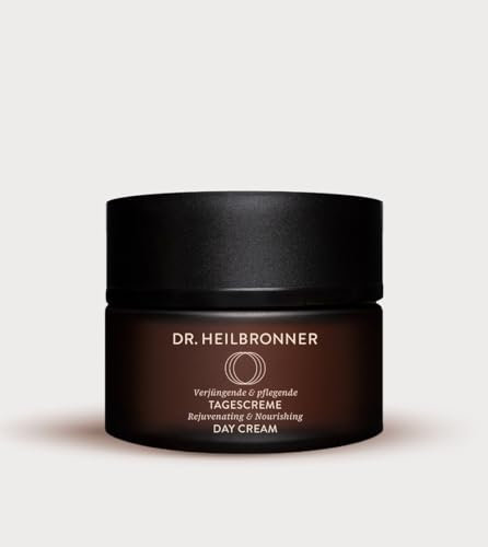 Dr. Heilbronner Bio Anti Aging Tagescreme mit Hyaluron und Bio Extrakten aus Aloe Vera - Astaxanthin - Mandelkernöl und Jojobaöl I reichhaltige Feuchtigkeits Gesichtscreme I Creme-Dose 50ml