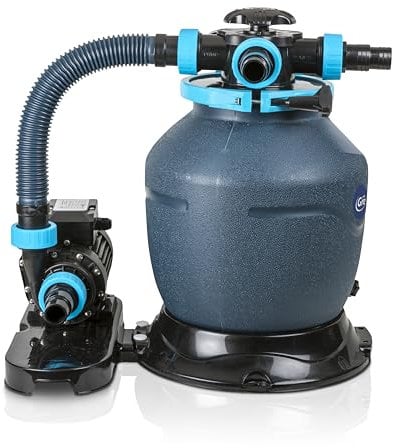 Gre MG320NP - Filtro de Piscina para Todo Tipo de Piscinas elevadas, monoblock, 4 m3/h, sin prefiltro, Cuba 320 mm