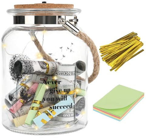 XCWTBL LED Flaschenlicht mit Spruch,Geburtstag Frau Mann Geschenk Geldgeschenke LED Flaschenlicht mit Sprüche Personalisiertes Geschenk,LED Beleuchtung Beleuchtete Dekoflasche