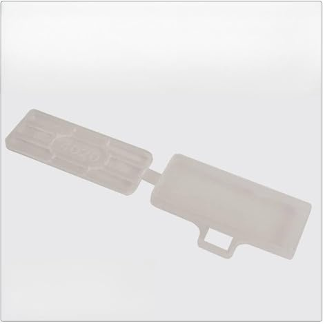 TRU COMPONENTS TC-12888608 T24CA084 Zeichenträger Beschriftungsfläche: 18 x 42 mm Transparent Anzahl Markierer: 100 100