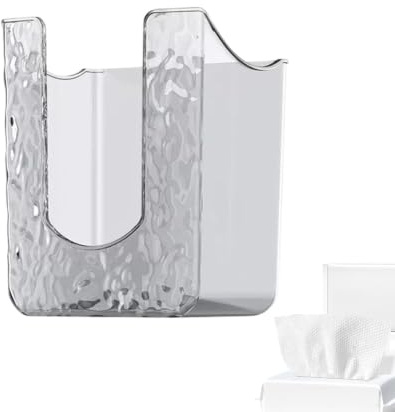 Toilet Wipes Holder | Wall Mounted Container Wipes Holder,Tissue Refillable Dispenser for Toilet Family Bedroom Home Kitchen Bathroom Use