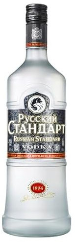 Russian Standard Vodka| 40% ABV | Classically Styled, Exceptionally Smooth | Premimum Russian Vodka | Cocktails (Single Bottle 1L)