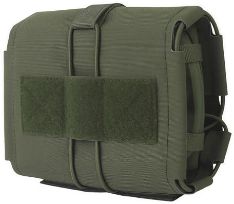 2-in-1 1FAK Lateral Pull Medical Compact T.rauma Bag Molle Schnelleinsatz-Erste-Hilfe-Tasche Molle-System (Green)