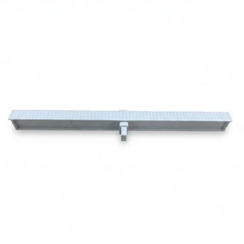 Gralara Rejilla Rebosadero PVC Tapa Desagüe Piscina Ranurada, 30cm