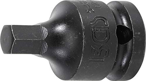 BGS 5485-9 | Kraft-Bit-Einsatz | Länge 42 mm | 12,5 mm (1/2) | Innensechskant 9 mm