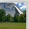 rabbitgoo Heat Reflective Window Film Privacy Film for Glass Windows, One Way Mirror Tint Sticker Sun Blocker, UV Glass Sticker Mirror Heat Reflector Thermal Solar Vinyl Black 90x200cm