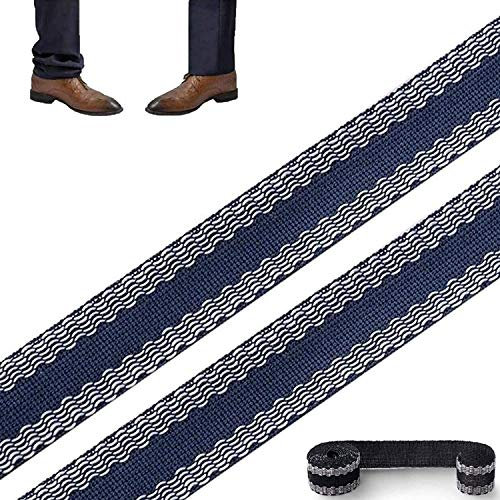 1.2M Pants Edge Shorten Self-Adhesive Pants Mouth Paste,Hosen Rand verkürzen selbstklebende Hosen Mundpaste,Saumband zum aufbügeln,Saumband Bügelsaumband Bügeleisen Klebeband Stoff (Dunkelblau)