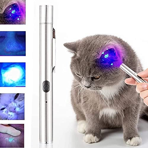 HDGRNCC Holz Katze Moos Lampe Wood's Licht Hund Moos Licht Pet Fungus Detection Veterinary Pocket Vet Professional Set