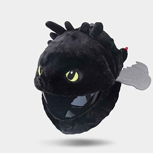 Housses de Casque de Moto, Noir, Peluche Couvre-Casque De Moto Housse Protection Complet Full Face, Compatible avec Motocyclette, DOT, Douce, Texturé, 2 Vents, Cliquet, Motocyclisme