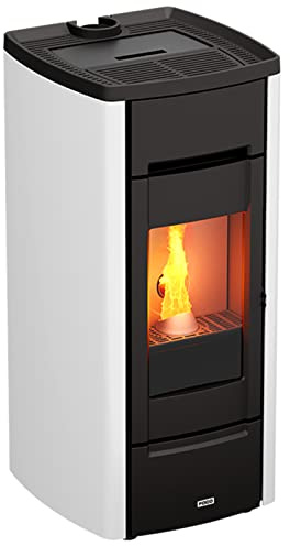 Decorspace Poêle à granulés 8 kw ventilé Iron pour les environnements modernes h 108 cm