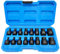 16-teiliges Schlag-Sechskant-Schraubendreher-Set, Premium-Cr-Mo-Stahl | SAE 1/4-Zoll-3/4 Zoll | metrisch 6 mm-19 mm | 3/8-Zoll-Antrieb | verbesserter Aufbewahrungskoffer