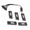 Panv RC Drone Lithium Akku, 3,7 V 600 MAh Akku Leichte RC Drohne Ersatzteile Sicher Robust mit 5 in 1 Ladekabel für S168 für E58