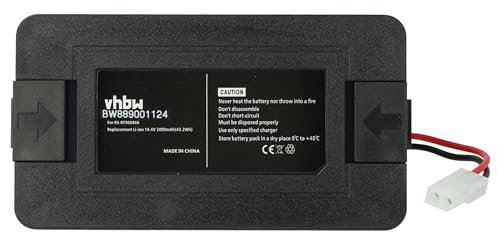 vhbw Batterie Remplacement pour Rowenta RS-RT900866 pour aspirateur Noir (3000mAh, 14,4V, Li-ION)