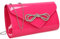 SwankySwans Women's Eloise Clutch Bag, Fuchsia