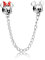 HAEPIAR S925 Silver Charm for Bracelet Necklace Sterling Silver Dangles Mouse Safty Chain for Women Girls