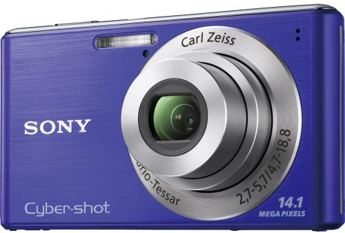 Sony DSCW530 Cyber-shot Digital Still Camera - Blue (14.1MP, 4x Optical Zoom) 2.7 inch LCD (Renewed)