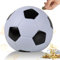 Spardose Fußball Sparschwein für Jungen Mädchen, Fußball spardose 15 cm Fußball Sparbüchse Kleine für Kinder, Kinder-Spardose für Geburtstagsgeschenk, Schwarz Weiß