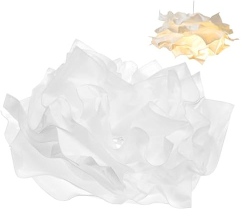ARTIBETTER 1stk Lampenschirm Diy-puzzle Lichtschirme Für Beleuchtungskörper Kronleuchterschirm Wandleuchtenschirm Hängelampen, Deko-requisiten Nordisches Dekor Schatten Decke Papier Weiß
