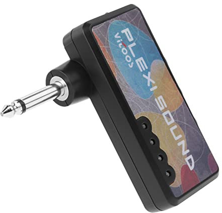 Funien Electric Guitar Plug Mini Headphone Amp Amplifier Sound Compact Portable,Electric Guitar Amplifier