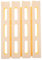 ifundom 4 Stück Ladevorrichtung für Dominosteine Spiel-Domino-Zug-Clips Lustige Domino-Zug-Clips Domino-Zug-Clips-Spielzeug Domino-Spielzeug DIY Domino-Zug-Clips Domino-Clip Plastik Beige