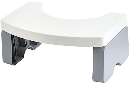 Cabilock 1Stk Toilettentritthocker Toilettenhocker Tragbare Toilette Schemel Toilettenstufe toilettenerhöhung toiletten erhöhung wc-Sitz Badezimmerversorgung toilettenstuhl pp Weiß