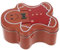 Abaodam Gingerbread Biscuit Candy Tin Christmas Gingerbread Man Cookie Jar Holiday Present Packaging