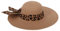 LY4U Chapeaux de Soleil pour Femmes UPF 50, Chapeau de Paille Charmant pour Dames, Chapeau de Plage d’été pour Fille Voyage Pliable