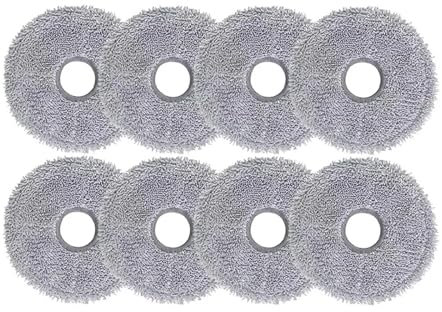 Nilnyvda Compatible con Xiaomi Robot Vacuum X20 MAX / D109GL Piezas Accesorios Cepillo Principal Cepillo Lateral Filtro HEPA Paño de fregona Bolsa de Polvo Reemplazo(Dark Grey)