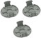 StarRing Lot de 3/6 couvercles de bobine pour débroussailleuse Bosch EasyGrassCut 18 V-230,18 V-26,18 V-260.23.26 F016F05800, capuchons de bobine de rechange (3 pièces)