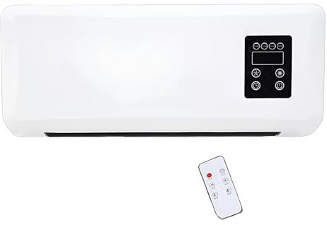 Ventilateur Mural 2 en 1, souffleur d'air Chaud, Petit Appareil ménager Multifonction, climatiseur Portable pour Le Chauffage et la climatisation, pour Chambre, Bureau, Appartement