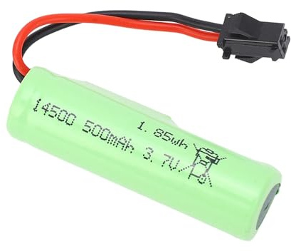 UPALDHOU 3.7V 500mah Lithium Battery with SM 2P Plug for RC Stunt Car RC Boat
