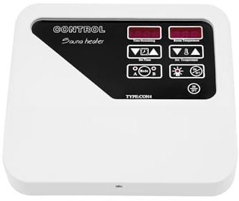 Sauna Control Externer Regler für Saunaofen Temperaturregler, Sauna Digitalregler 3-9 kW, Sauna Steuergerät mit Überhitzungsschutz und Auslaufschutz