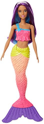 Barbie con Capelli Viola Sirena della Baia dell'Arcobaleno dal Mondo di Dreamtopia, FJC90