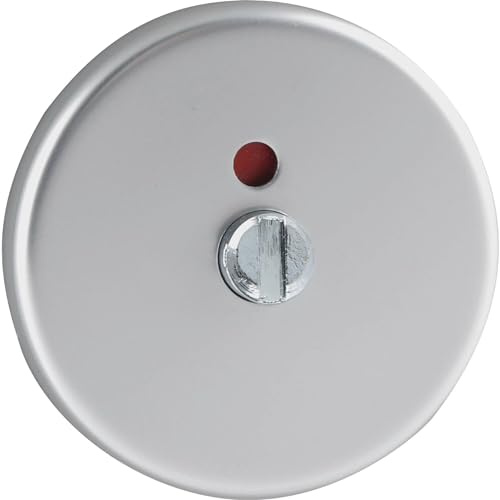WC - Absteller WG 1700L, ø 50mm, mit Anschraubt. T, Drehknopf, silber eloxiert, 1 Stück | Zubehör Türbeschläge
