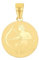 Amor Motivanhänger Unisex Damen Herren Anhänger, Gold, Schütze, Kommt in Schmuck Geschenk Box, 2020790