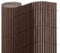 Ventanara® Sichtschutzmatte PVC Sichtschutzzaun Sichtschutz Windschutz für Garten Balkon Terrasse (90 x 400 cm, Braun) b