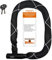 nean Fahrradschloss Kettenschloss, Bike Chain Lock, 2 Sicherheits-Schlüssel, hohe Sicherheit und extrem robuste Gewebeummantelung, gehärtete Vierkant Stahlkettenglieder, 8 x 8 x 900mm, schwarz