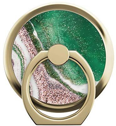 IDEAL OF SWEDEN Praktische Ringhalterung für einen bequemen Griff Magnetisch und kompatibel mit allen magnetischen Handyhüllen Ringständer oder Telefonring in intelligentem Design (Golden Jade Marble)