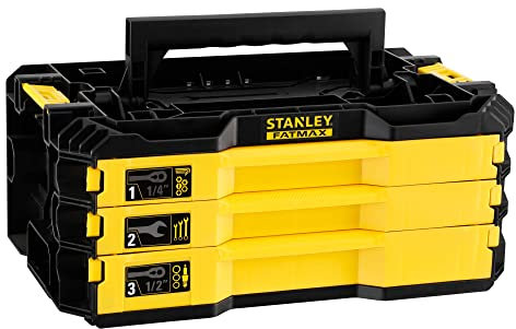 Stanley - BOITE 3 TIROIRS OUTILLÉE PRO-STACK – 126 PCS - FMMT98107-1
