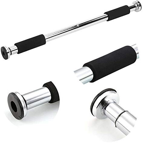 FFitness Barra | Attrezzo Multifunzione Trazioni alla Sbarra 2-Way Porta 83 – 130 cm Chin Up Pull Up Dips Trazioni Addominali Pettorali Sospensioni FSMDK822