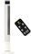 NETTA Tower Fan, 44 Inch Oscillating with Remote Control, LED Display, 3 Speed Settings With 8 Hours Timer, Bladeless Floor Fan for Bedroom Living Rooms Kitchen Home Office - White
